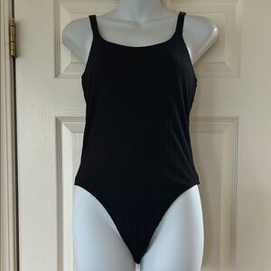Black Thong Bodysuit